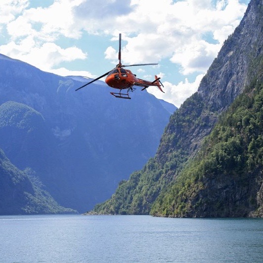 Helicopter Sightseeing Tour: Fjord and glacier flight