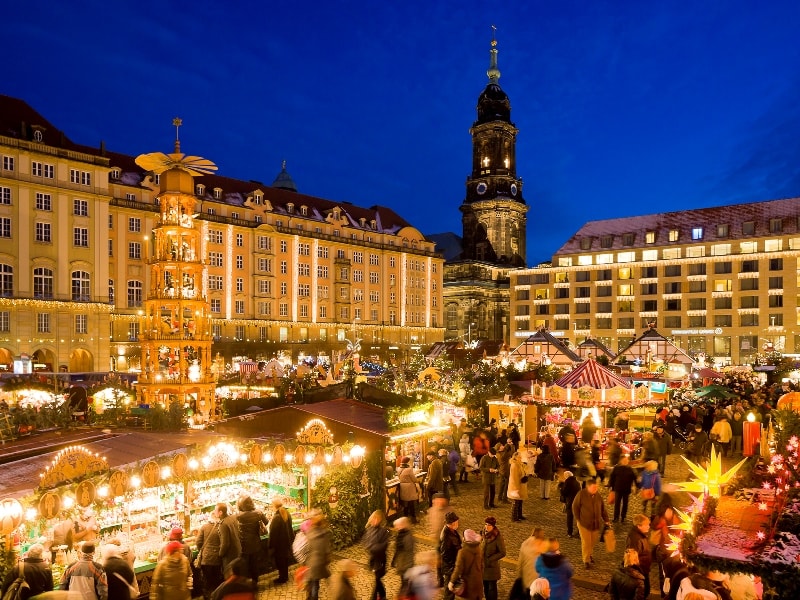 Экскурсия по рождественскому рынку Дрездена