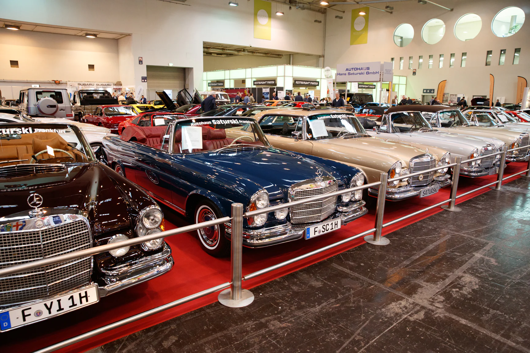Exhibition of rare cars